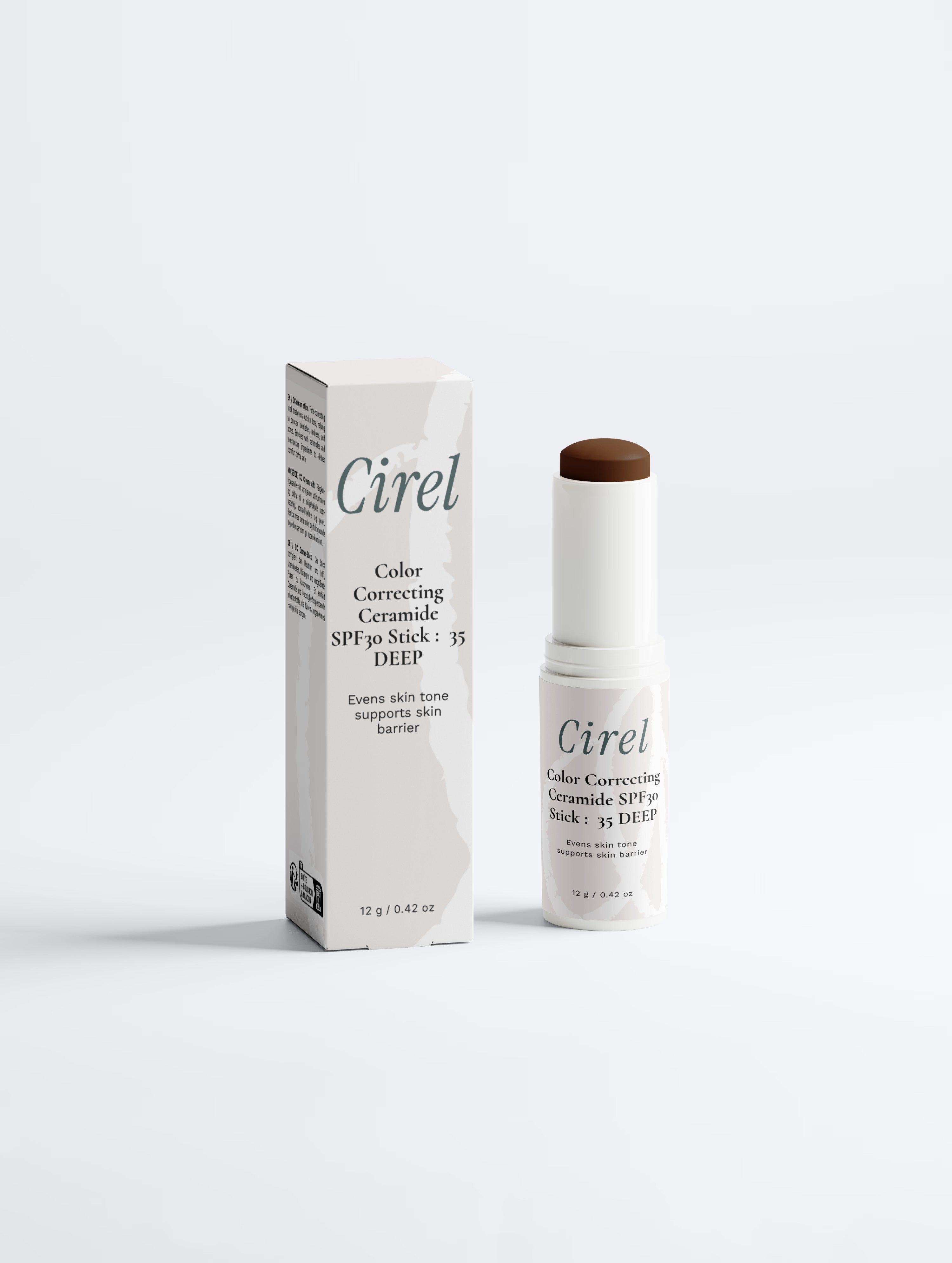 Color Correcting Ceramide SPF30 Stick :  35 DEEP