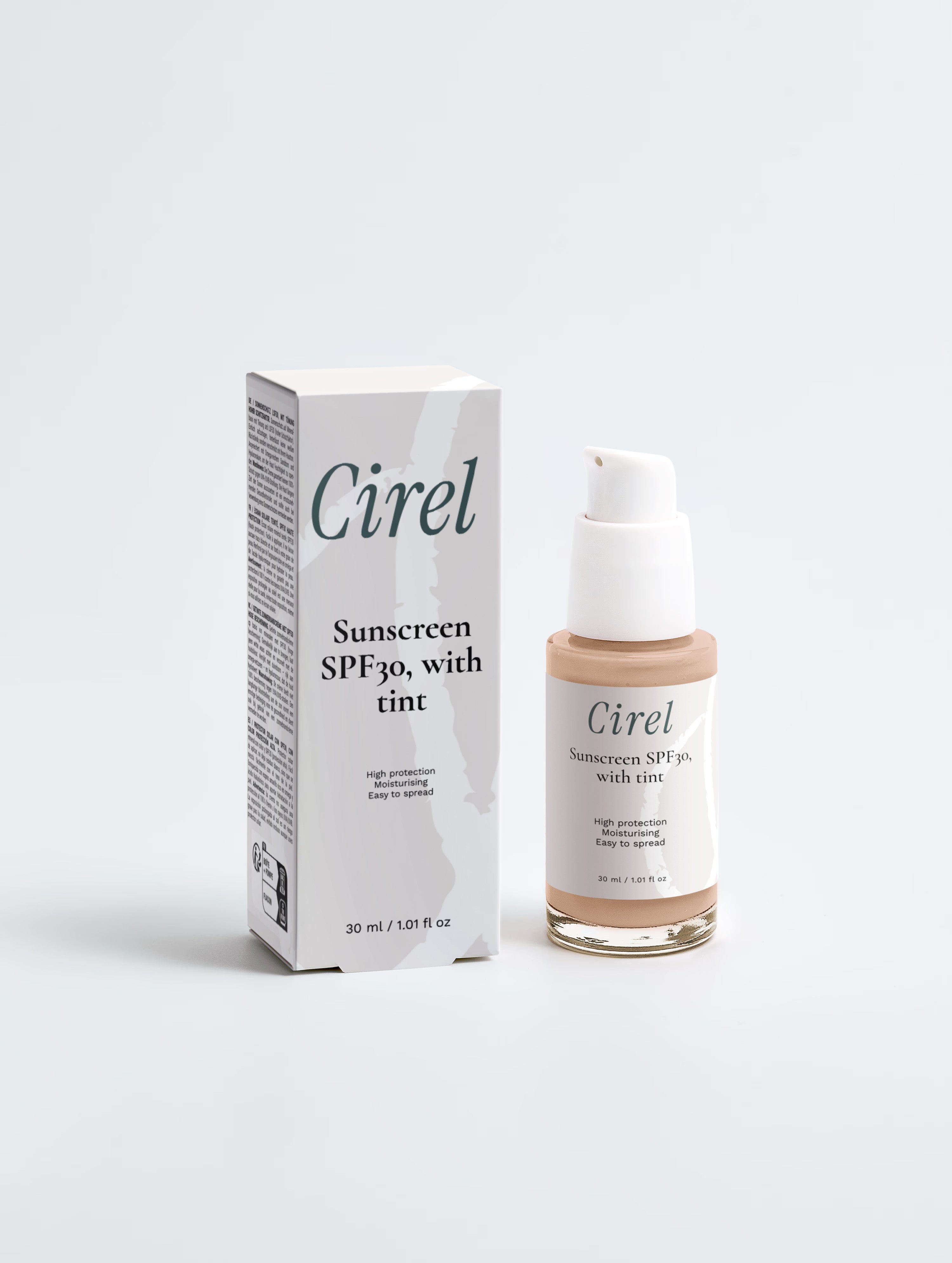 Saules aizsargkrēms SPF30, tonēts